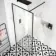 Munich Matt Black Framed Easy Clean 8mm Wet Room Shower Glass Panel 900mm
