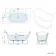 Mayfair 1700mm Freestanding Roll Top Slipper Bath