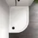 London Offset Quadrant Stone Shower Tray 1200x800mm - Left Handed