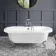 Grosvenor 1800mm Roll Top Bath - Chrome Ball Feet
